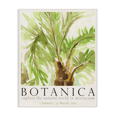  «Botanica», affiche sur toile de palmier par June Erica Vess