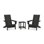 POLYWOOD x AllModern Adirondack Chairs with Table