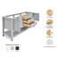 Base de meuble-lavabo double 72 po Pawley en gris seulement-76034501