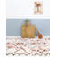 Cluff Hand Tufted Cotton Beige/Orange Rug