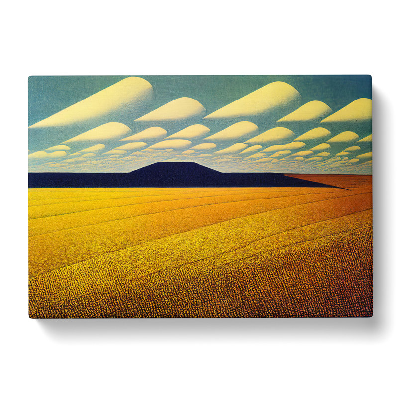 Enviable Wheat Field - Wrapped Canvas, 35cm H x 50cm W x 3cm D
