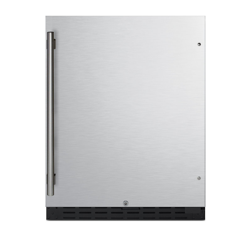 Summit 4.2 Cubic Feet Stainless Steel Undercounter Refrigerator