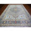 Tapis oriental gris foncé en laine noué à la main 10 pi 1 po x 14 pi Peshawar R74197