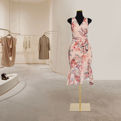 Mannequin Dress Form, Female Mannequin Model With Stand, Half-Length Model