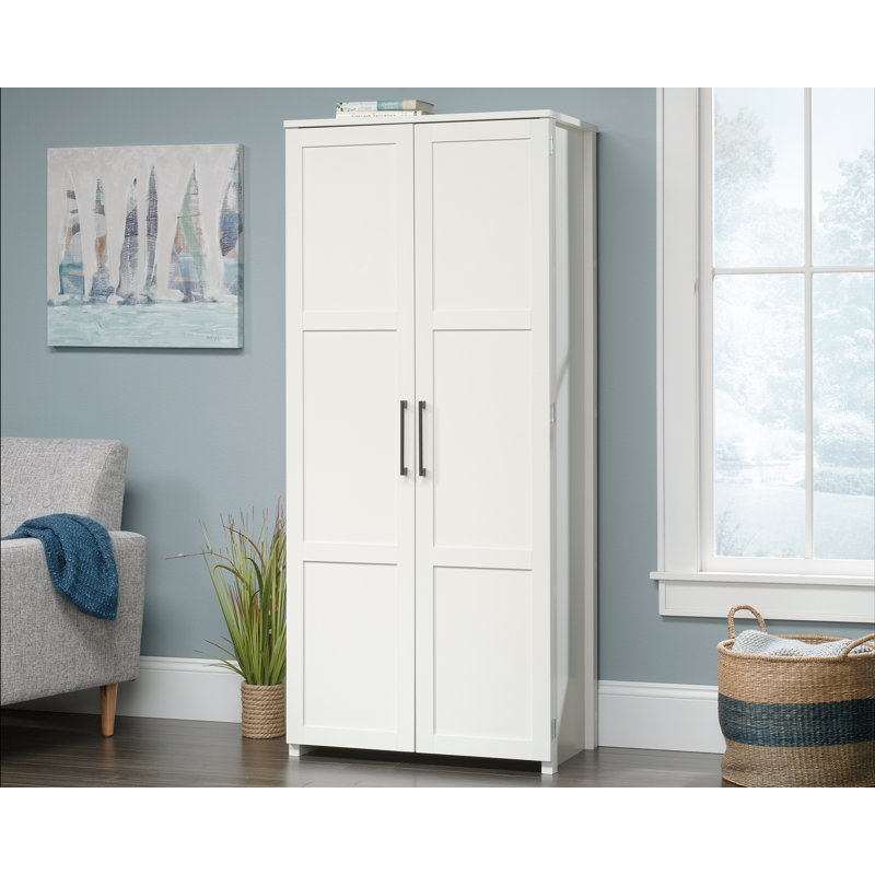 Armoire de rangement Tamika, Blanc