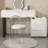 Modern White Solid back side Chair(Set of 2)