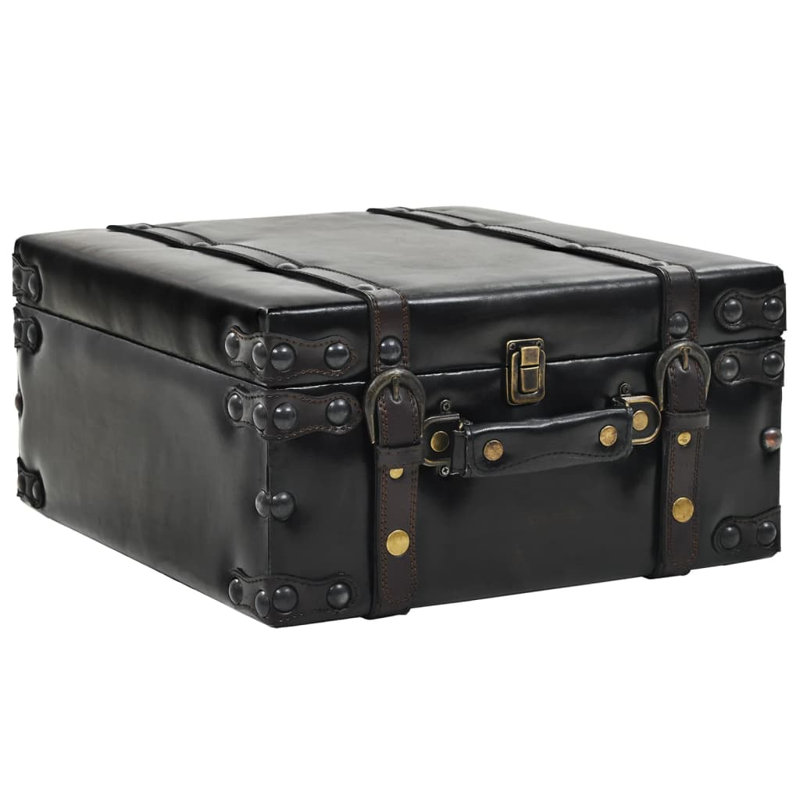 Jochebed Faux Leather Upholstered Storage Bench