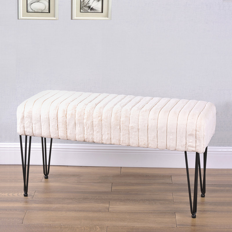 Repose-pieds Dugan, Blanc antique