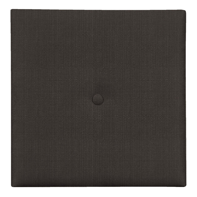 Easterling Handmade Traditional Abstract Wall Decor on Resin, Charcoal, 16" H x 16" W x 1" D