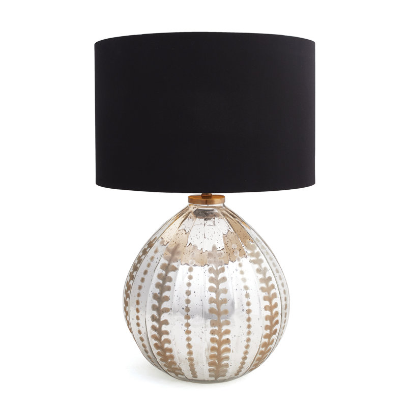 Heino Mercury Glass Standard Table Lamp, Yes