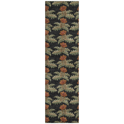 Machine Washable Indoor/Outdoor Chantille ACN2684 Floral Rug