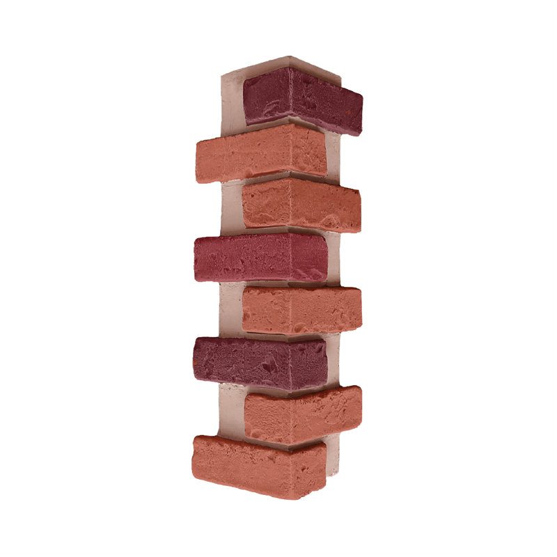 6.875" x 22.5" Wall Paneling, Deep Red