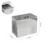 17 Stories Lauranne 64L Gallon Water Resistant Metal Lockable in Silver
