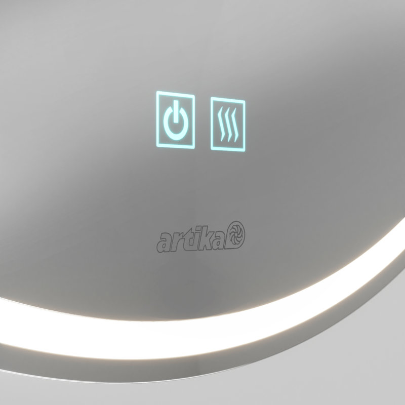 Aluminum Round Mirror