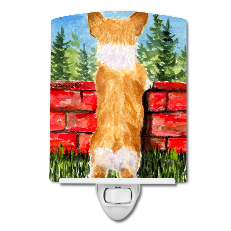 Corgi Ceramic Night Light