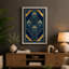 Golden Circles Art Deco - Wrapped Canvas-1333161581-1333161872