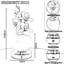 Lampe de table rechargeable Orchid