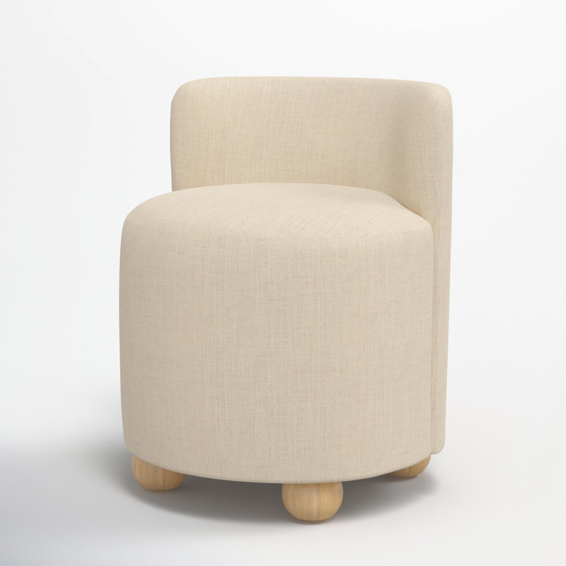 Andi Vanity Chair, Classic Linen Linen