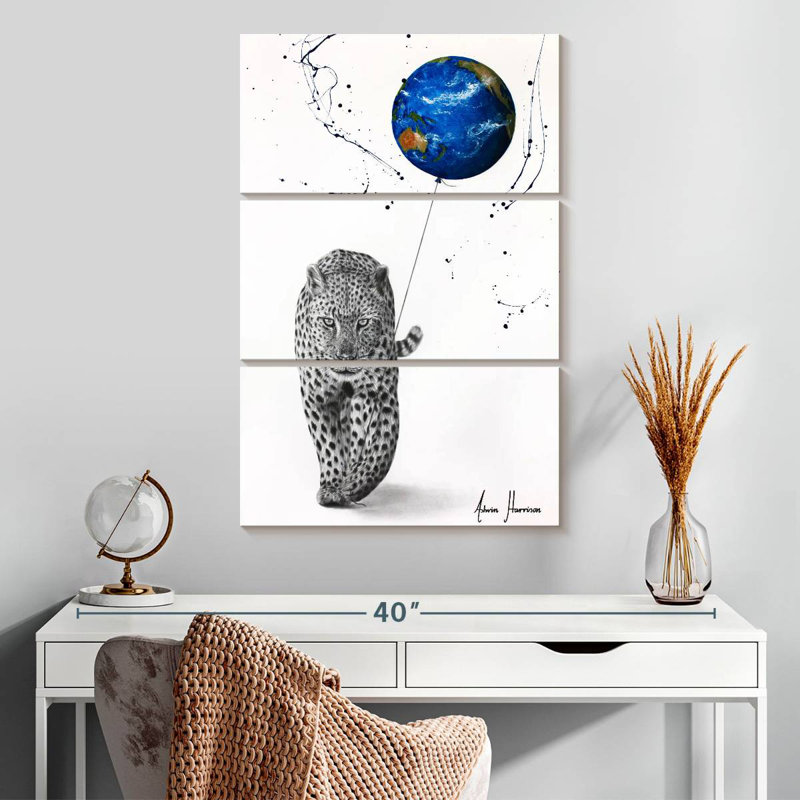 Brampt A Leopard's World, 32" H x 20" W