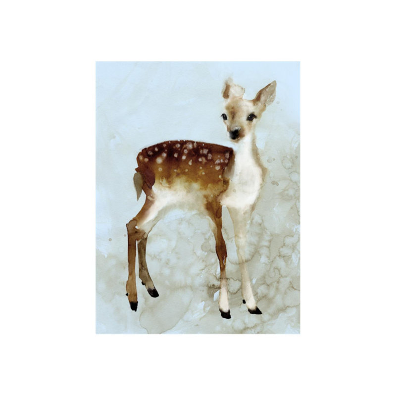 Forest Fawn I Print by Emma Brooks, Glass Coat, 40" H x 30" W x 1.5" D