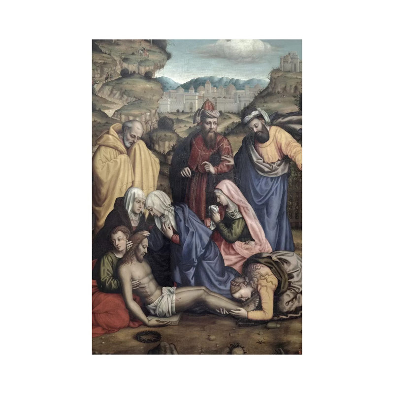 Lamentation, 1550 by Sister Plautilla Nelli - Wrapped Canvas Painting