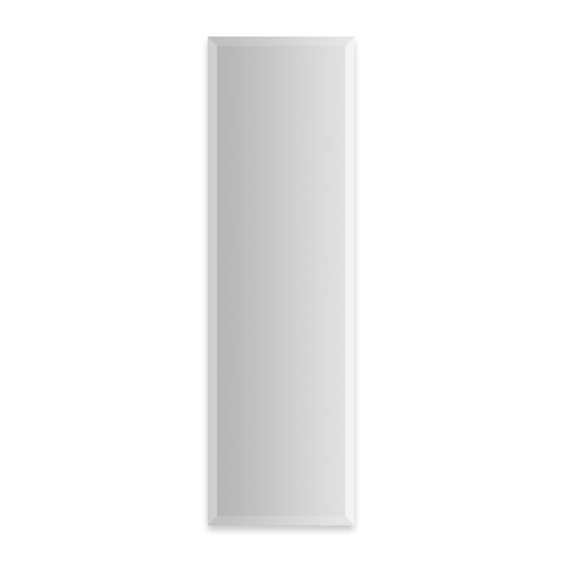 Modular Beveled Frameless Full Length Mirror, 39.375" x 11.25"