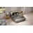 Full Size Bed Frame with Upholstered Headboard, Platform Bed Frame with Wooden Slats, No Box Spring Needed, Easy Assembly, Gray-419230790