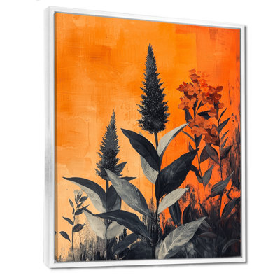 The Fiery Expressionism Tropical Forest II - Plantes, art mural pour le salon