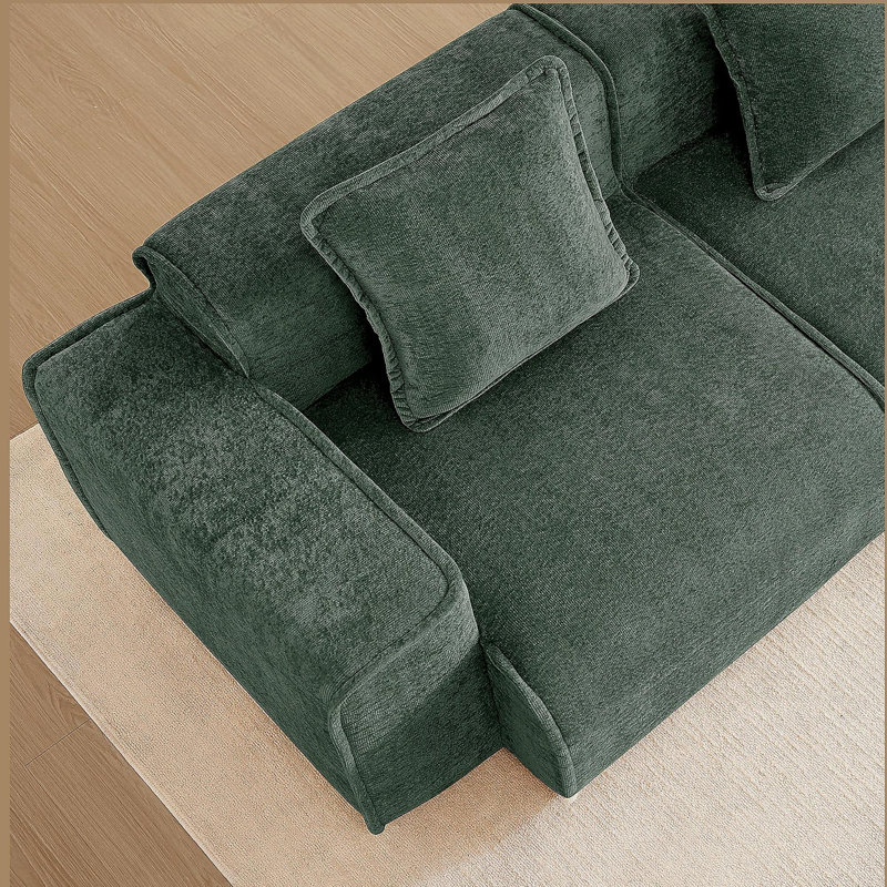 Velvet Sofa, Green