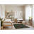 Machine Washable Abstract Brown Area Rug-1617951350