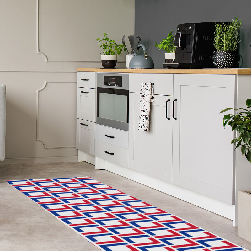 Tapis de couloir blanc