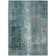 Machine Washable Indoor/Outdoor Xhevrie Teal Rug
