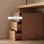 Bureau rectangulaire en bois massif avec 3 tiroirs Burlywood-1545097651-1545097663