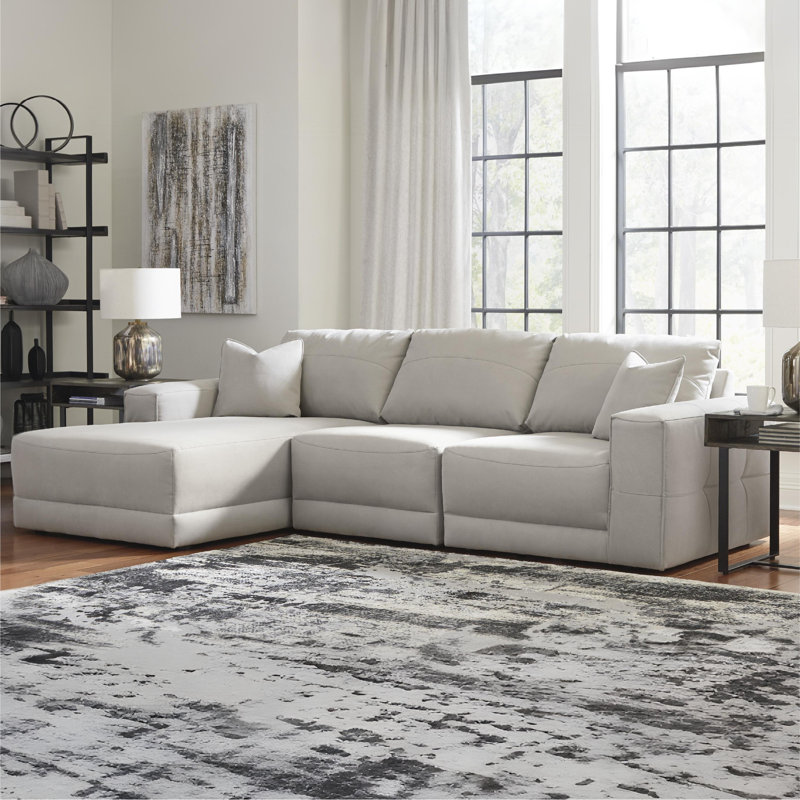Gottwalt 126" Wide Modular Sofa & Chaise, Left Hand Facing