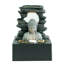 Modern & Weather Resistant Skylar Tabletop Fountain with Light – Relaxing Waterfall Sounds for Indoor Home Décor