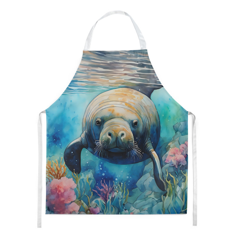 No Pattern Bib Apron