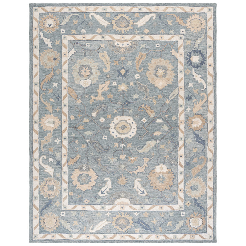 Metro Hand Tufted Wool Oriental Rug, Rectangle 8' x 10'
