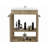 18.10'' Single Bathroom Vanity with Ceramic Top-97827529