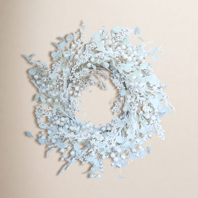 24" Handcrafted Berry Christmas Wreath