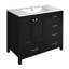 Ensemble de meuble-lavabo / meuble-lavabo autoportant avec 4 tiroirs et portes
