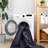 Black+Gray Washable Area Rug-864484406