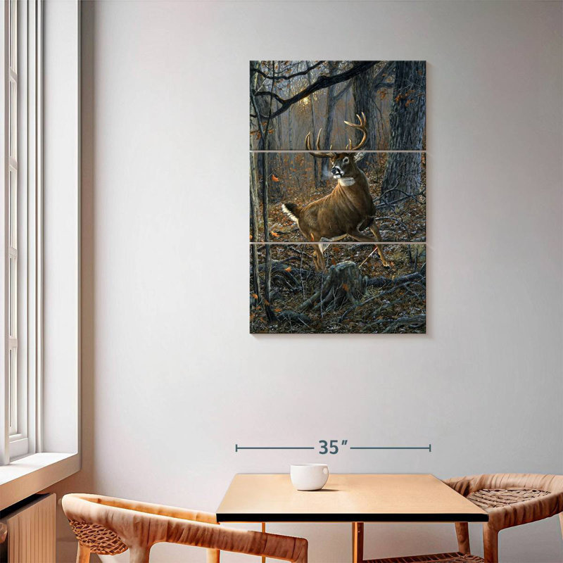 Brampt Buck Fever, 57" H x 36" W
