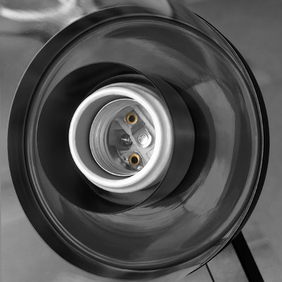 Modern Black Island Light Fixture With E26 Sockets And Ceiling Plate
