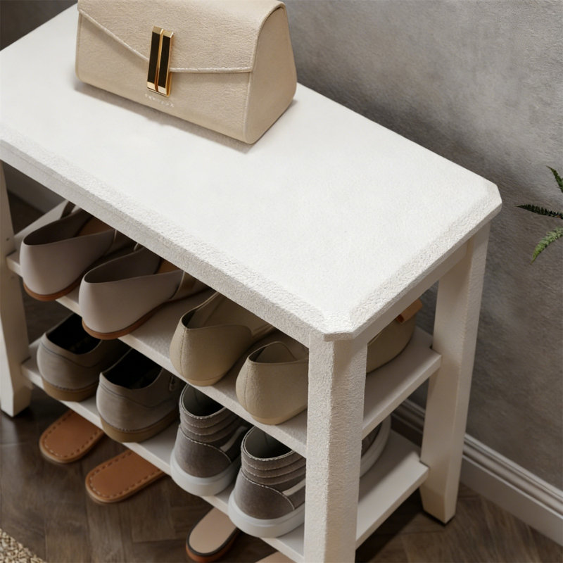 Premium Wooden Shoe Cabinet For Home, 20.4" H x 23.6" W x 11.8" D