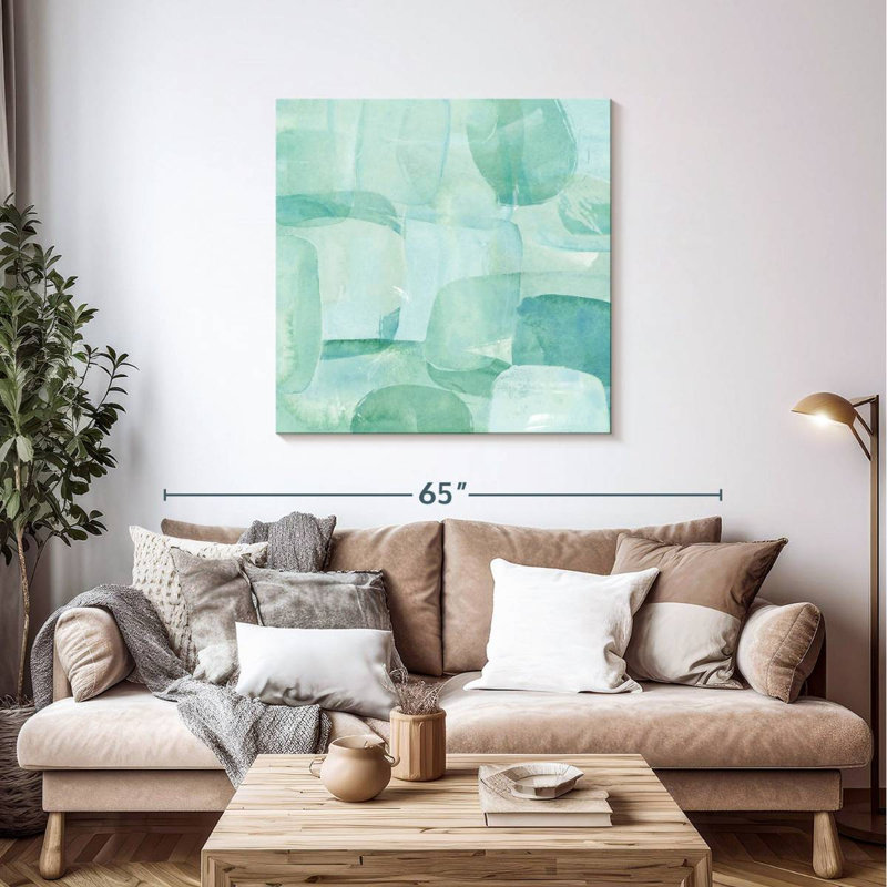 Avery Sea Glass Reflection II, H 39 po x l 39 po