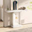 Console moderne avec base géométrique unique pour le couloir du salon