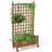 Bardot Wood Planter Box with Trellis-909946488