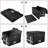 File Box With Lock,Fireproof Box File Storage Organizer Anti-Static Box,Collapsible Fireproof Document Box Filing Box With Handle,Portable Home Office Safe For Hanging Letter/Legal Folder