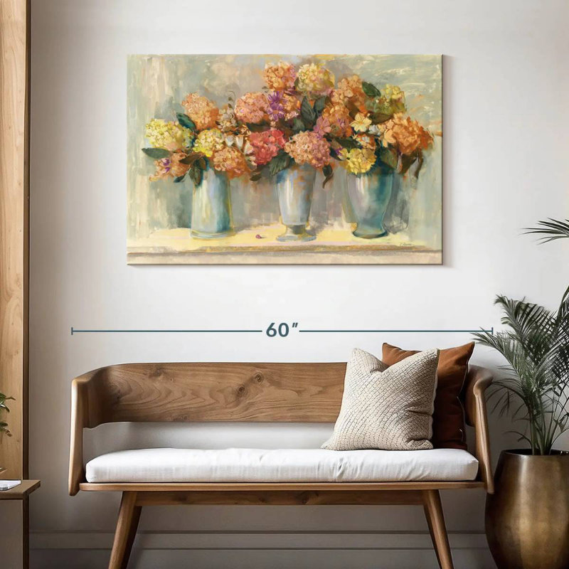 Bouquets d'hortensias d'automne Harnek, H 30 po x l 45 po