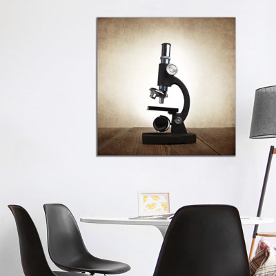 Microscope - Print on Canvas